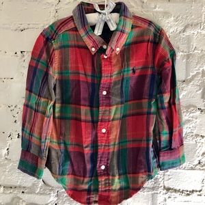 Ralph Lauren Soft Flannel Button Down Shirt